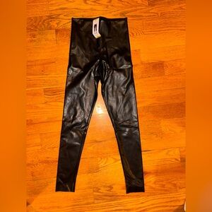 ⭐️Joie Black Faux Leather Leggings